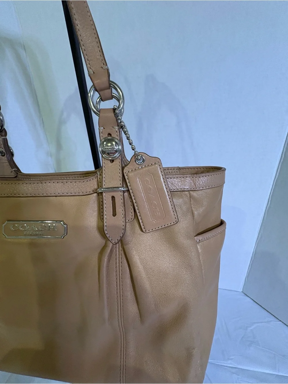 Coach leather tote